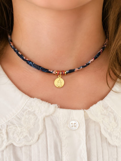 Collar Petit Azul y Rosado