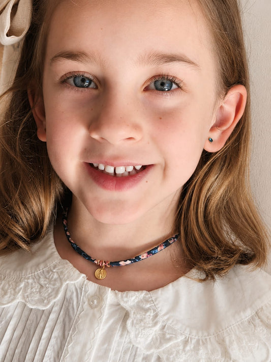 Collar Petit Azul y Rosado